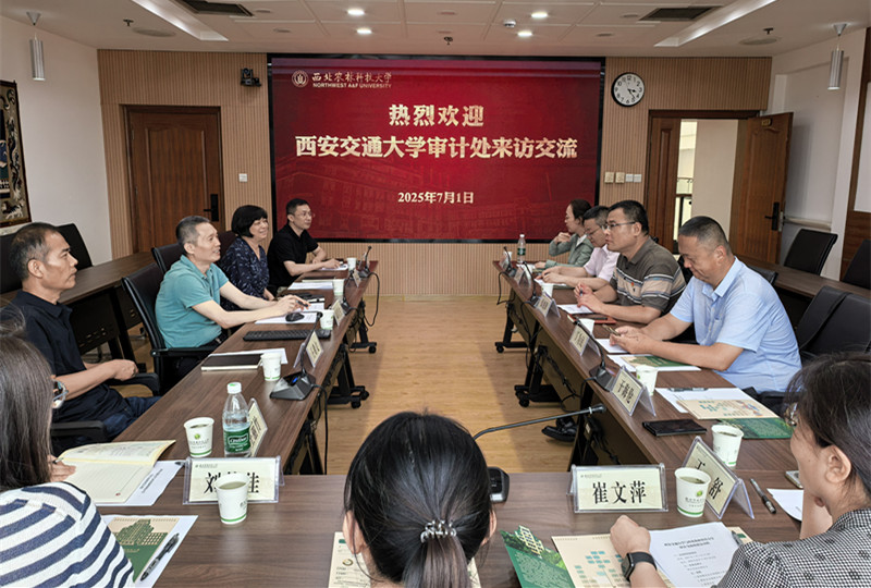 西安交通大学审计处来校调研交流